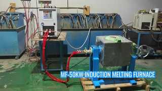 MF-50KW Mittelfrequenz-Induktionsschmelzofen mit einer Kapazität von 10 kg bis 30 kg