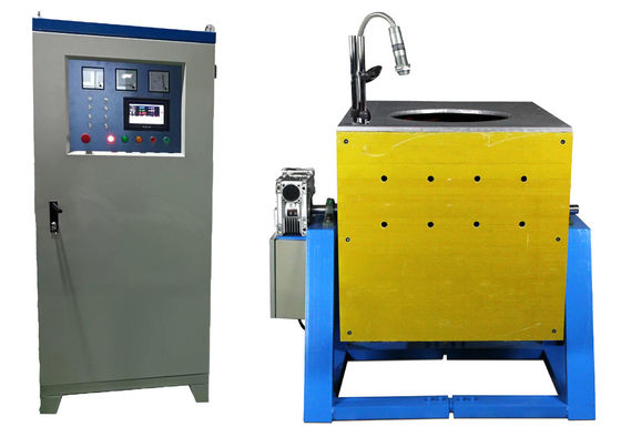 Guter Preis 200KGS Eisen-Kupfer-Induktionsschmelzofen 300KW Mittelfrequenz-Induktionsofen Online