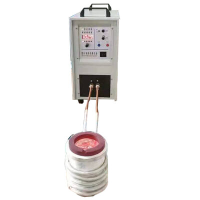 IGBT-Hochfrequenz-Induktionsschmelzofen-Ausrüstung zum Schmelzen von Gold, Silber, Kupfer usw. mit Graphit- und Quarzschmelzstein (HF-25KW)