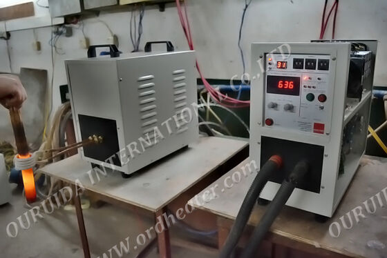 Guter Preis Hocheffiziente Hochfrequenz-Induktionsheizmaschine zum Schmieden, Schweißen, Aufheizen Wärmebehandlung von Metallen Online