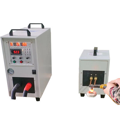 Guter Preis 25KW Hochfrequenz-Induktionsheizmaschine mit 30-80kHz Frequenz und 100% Einschaltdauer für Metallwärmebehandlung Online