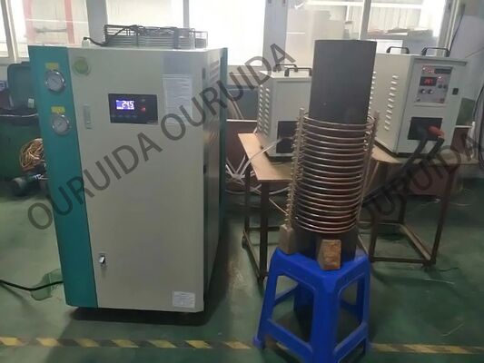 Guter Preis 40 kW Induktionsheizmaschine HF-40AB mit 100%igem Arbeitszyklus 30-80 kHz Frequenz und CE-Zertifiziert Online