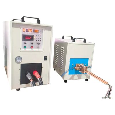 Guter Preis 20 kW Super-Hochfrequenz-Induktionswärmebehandlung Maschine für die Erwärmung von Metallen Online